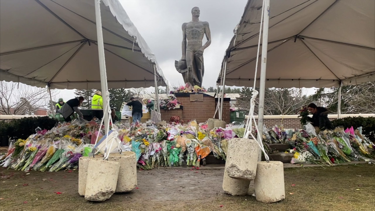 MSU Shooting Memorial Removal