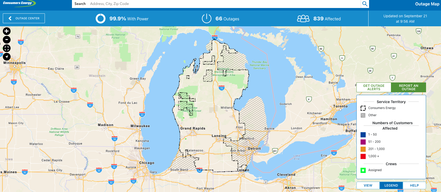 Power Outage Restoration