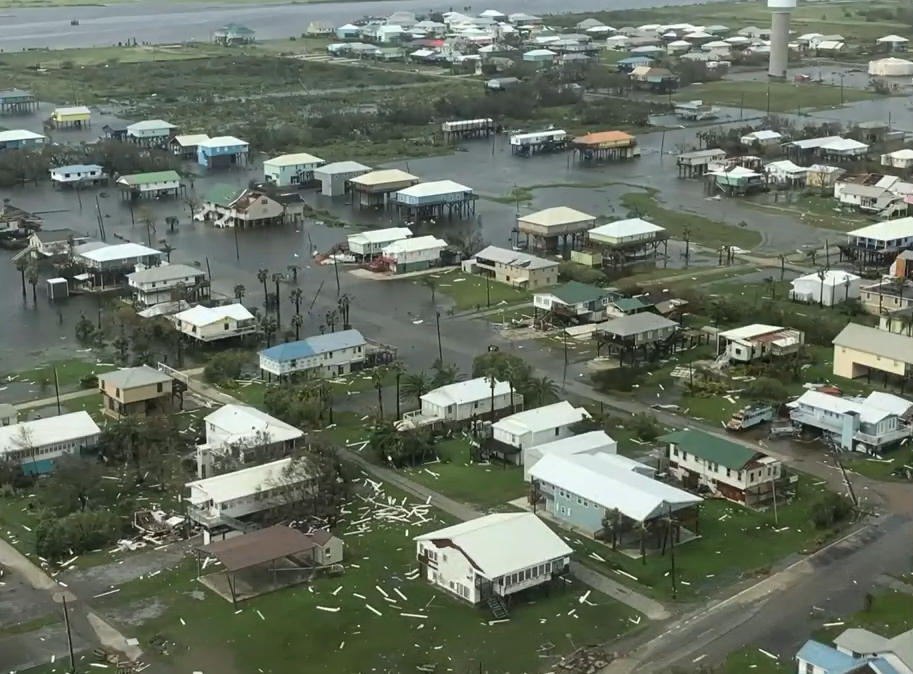 Grand Isle damage Louisiana State Police.PNG