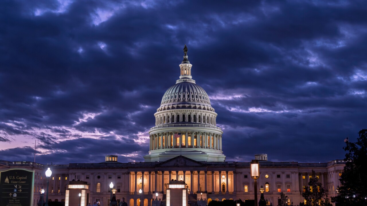 The U.S. Capitol building.