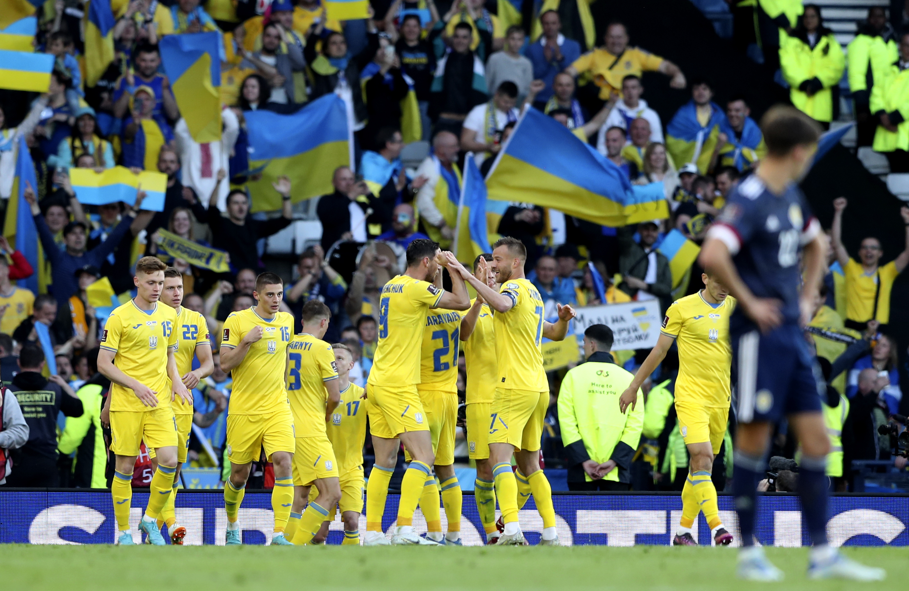 Britain Scotland Ukraine WCup 2022 Soccer