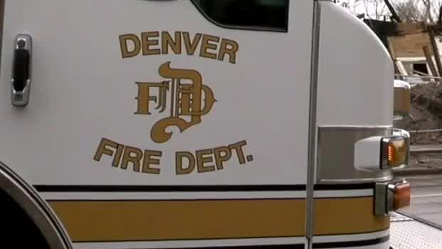 Denver Fire Department truck photo close-up