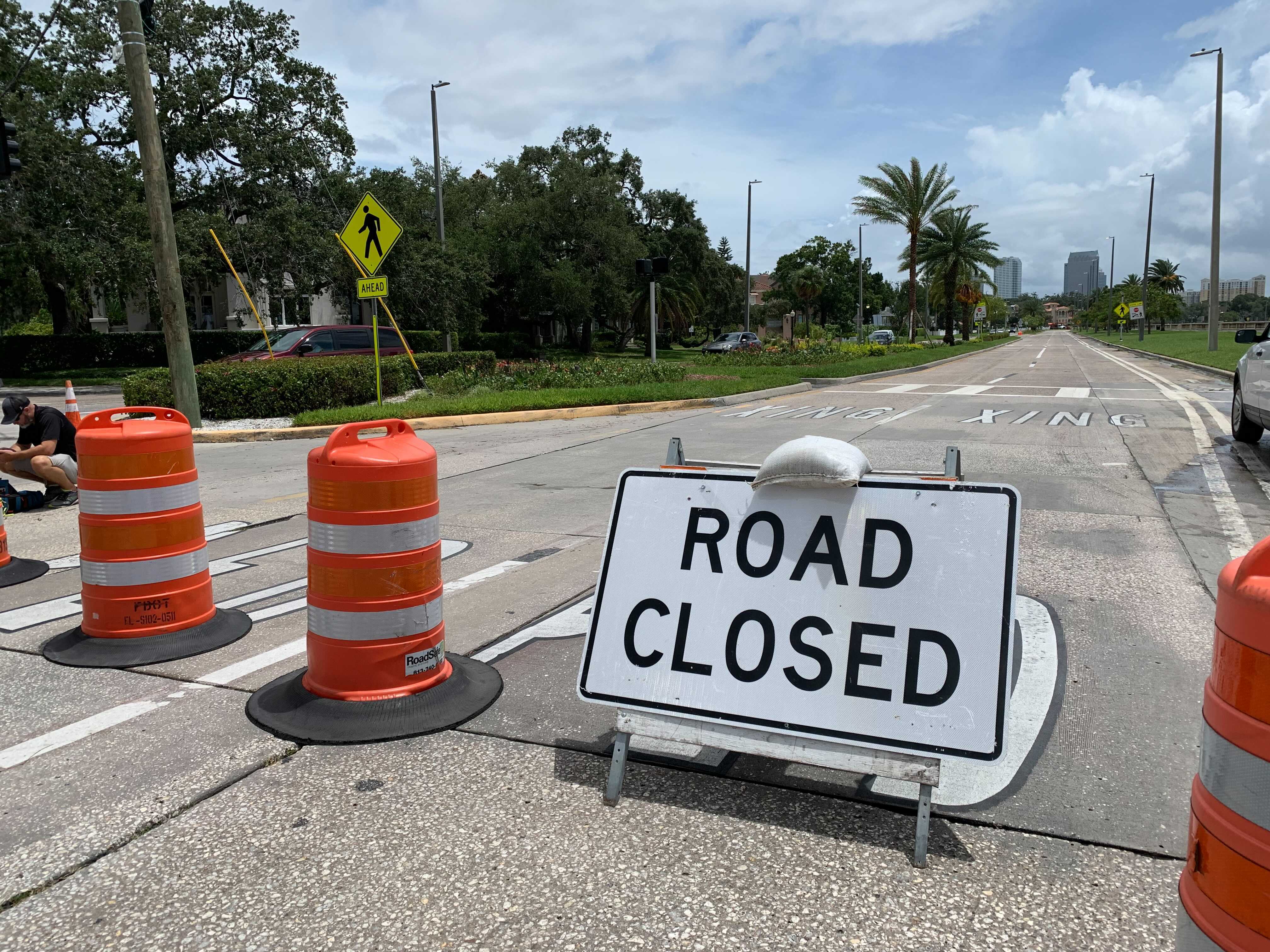 Bayshore Blvd closed Elsa
