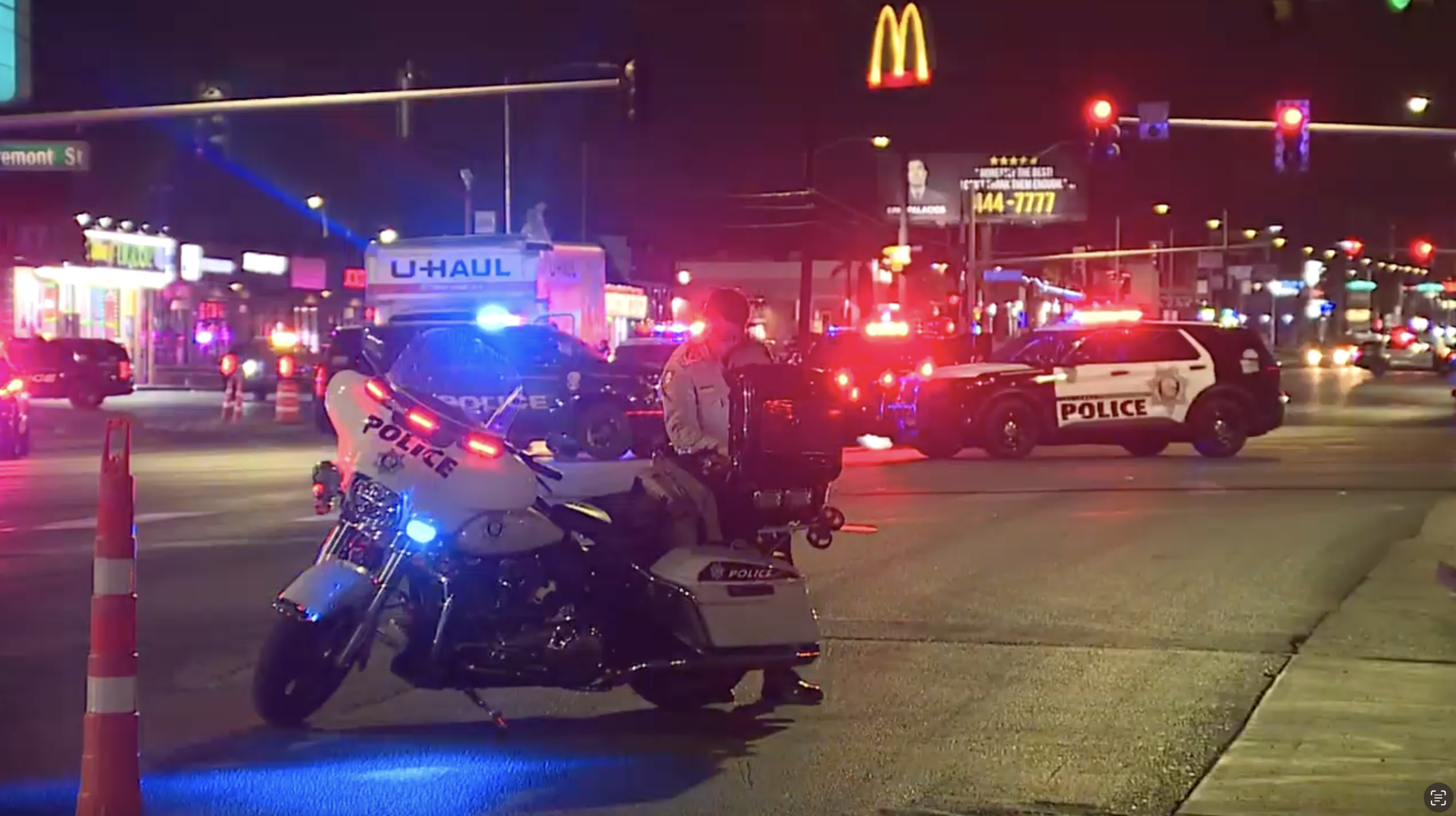 LVMPD arrest a car theft suspect