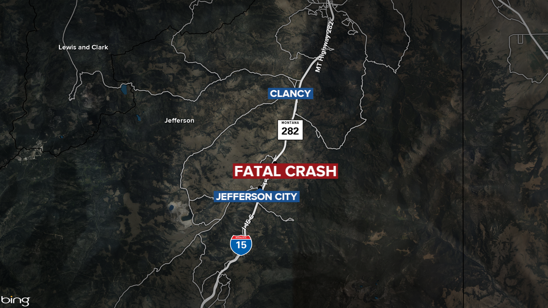 Fatal crash between Clancy and Jefferson City