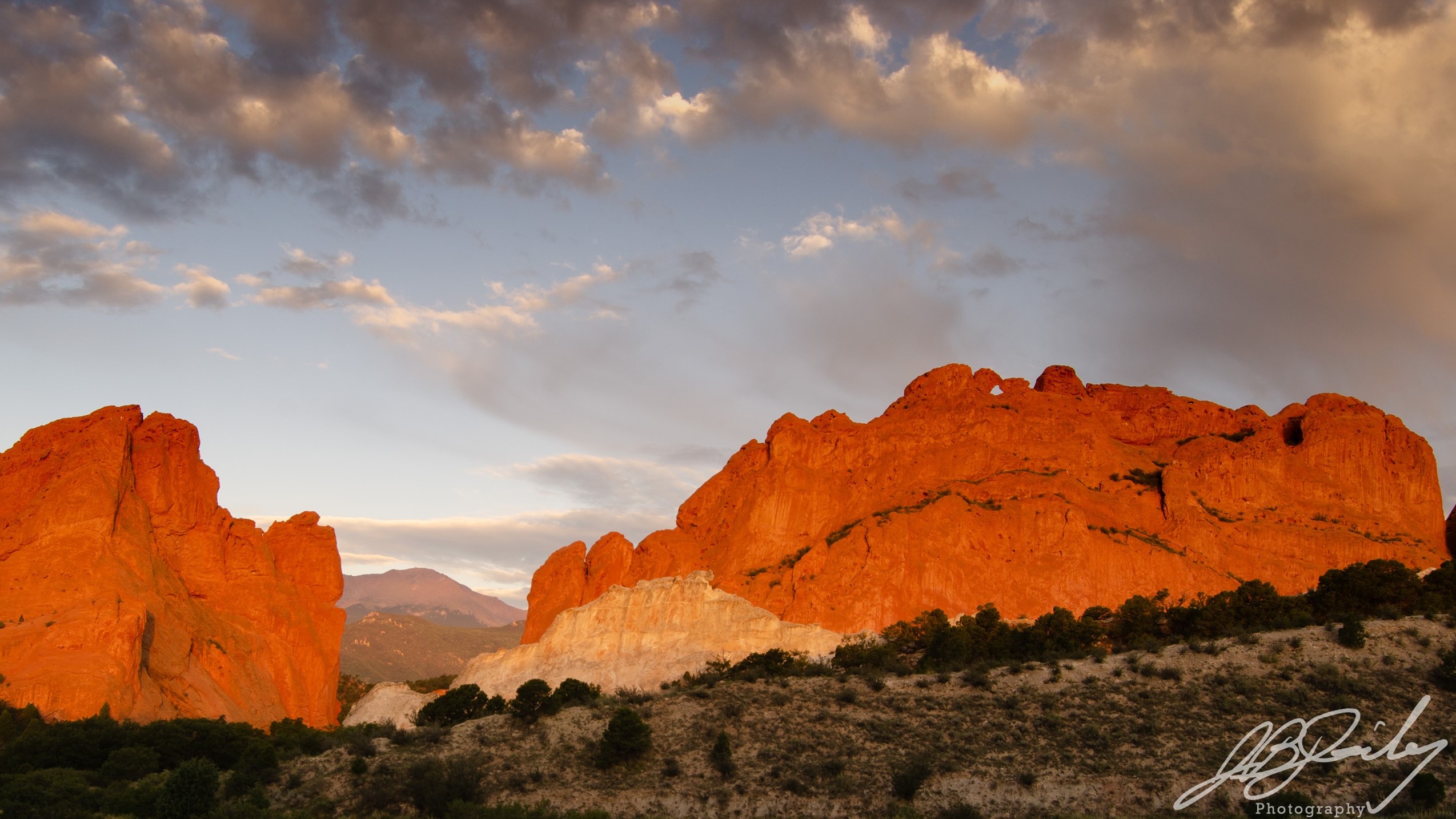J. B. Dailey Photography Garden of the Gods in the morning