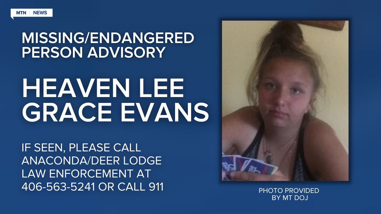 A Missing-Endangered Person Advisory has been issued for 16-year old Heaven Lee Grace Evans