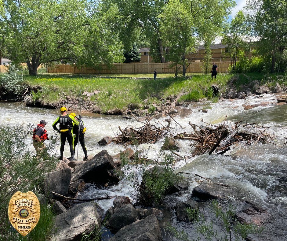 Dog washed away in Clear Creek near Boyd's Crossing Park in Wheat Ridge 5-28-24