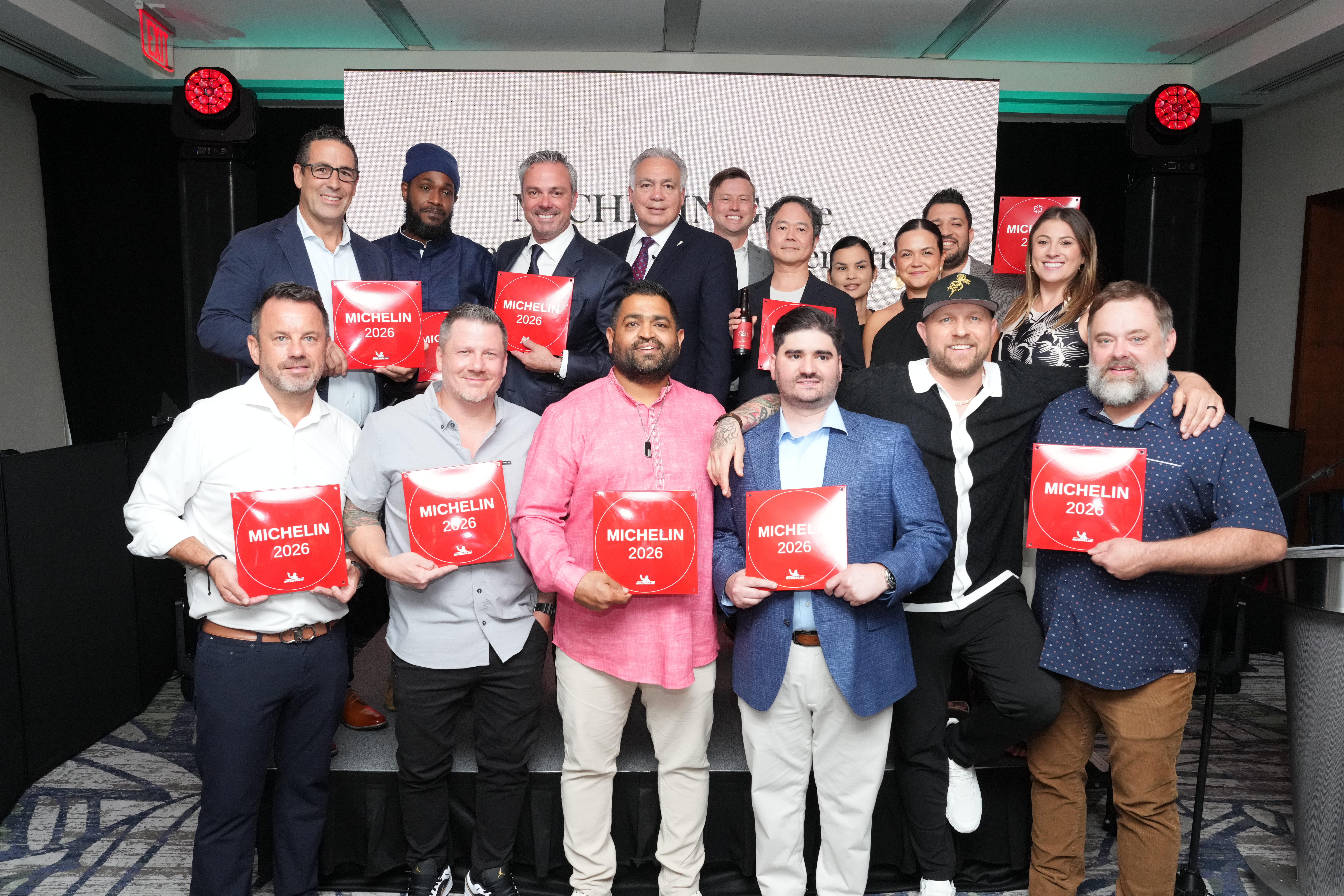Ten restaurants were awarded 2026 Michelin plaques by Discover The Palm Beaches on Aug 2026.JPG