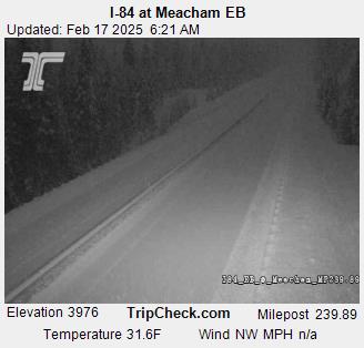 Eastbound I-84 closure