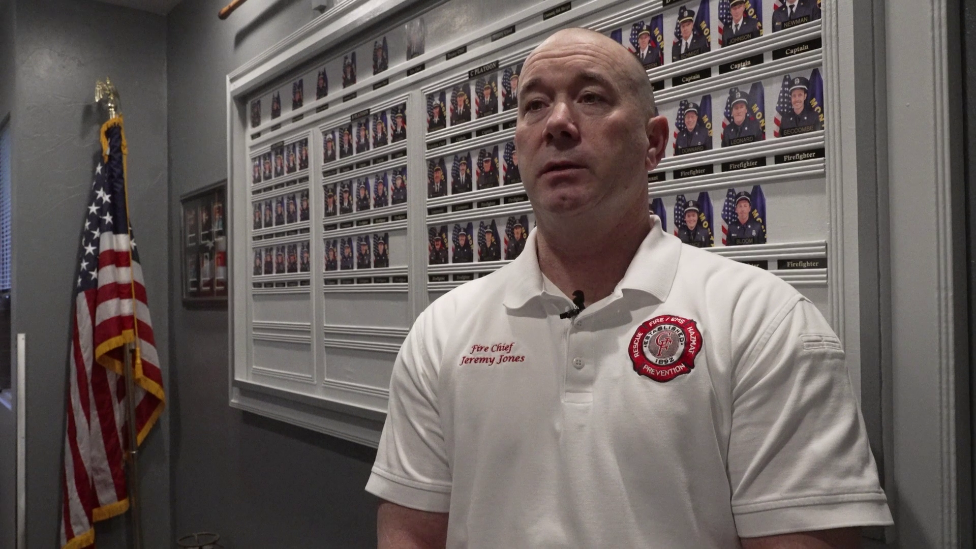 Great Falls Fire Rescue chief Jeremy Jones (March 2025)
