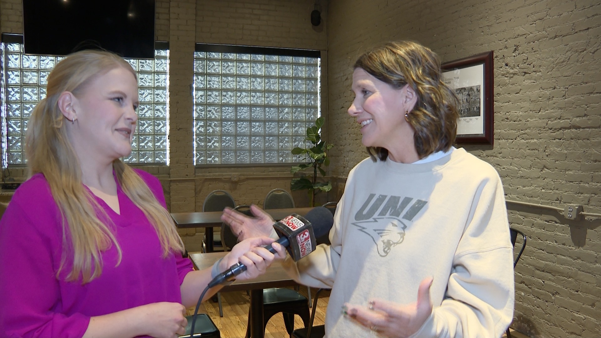 Kirsten Bernthal Booth speaks to KMTV ahead of Creighton's matchup with Northern Iowa
