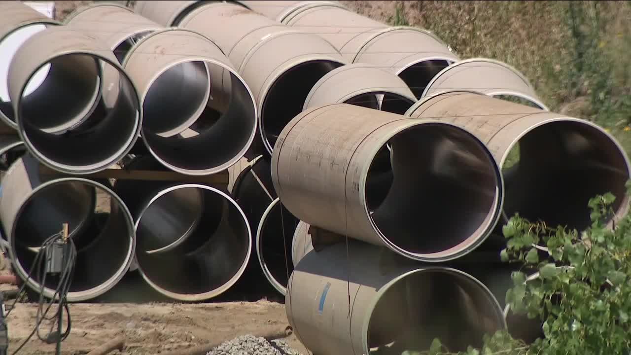 sewer pipes 