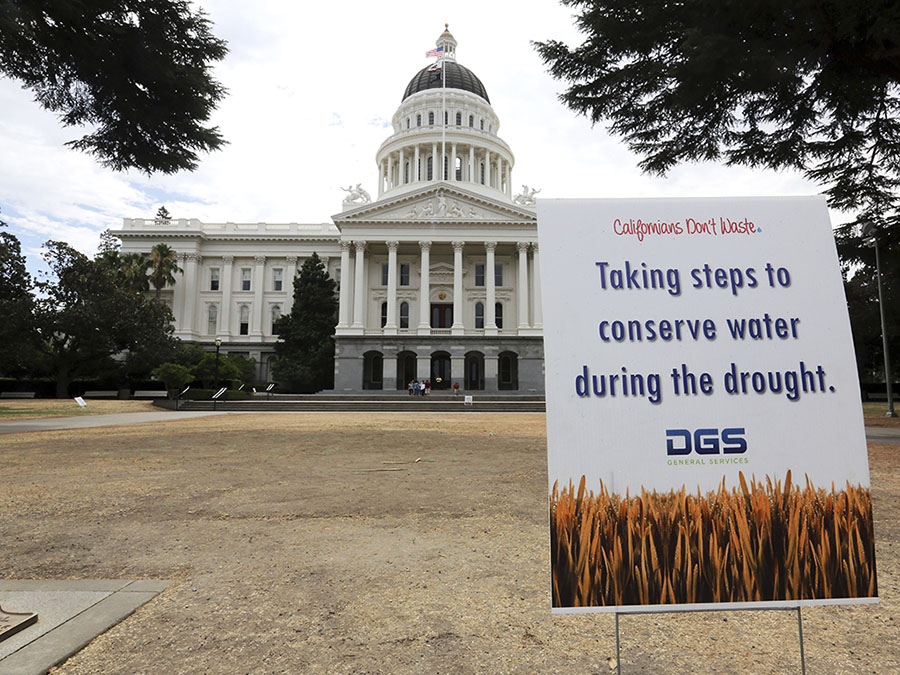 California Drought state capitol