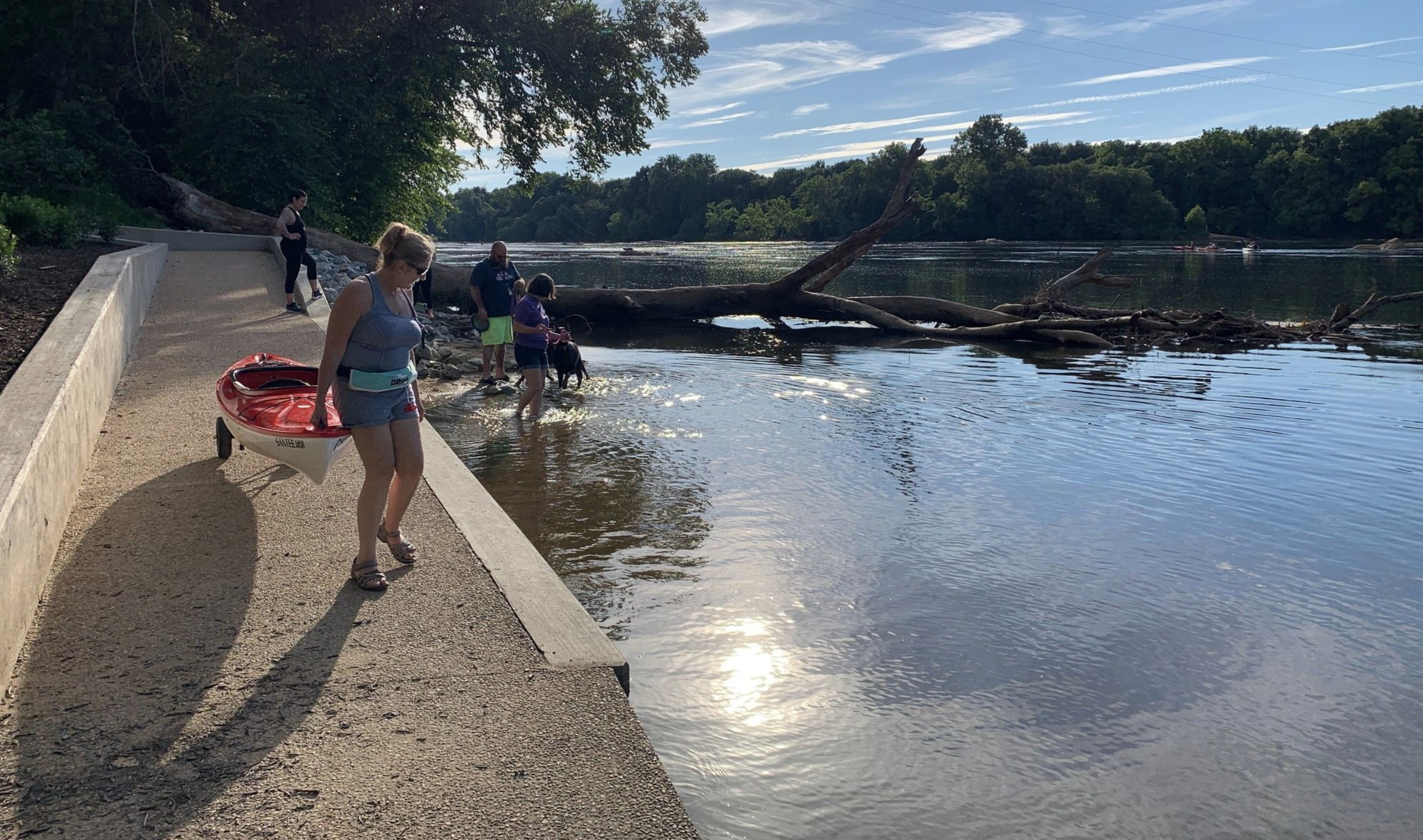 New universal ramp hopes to improve accessibility along the James 