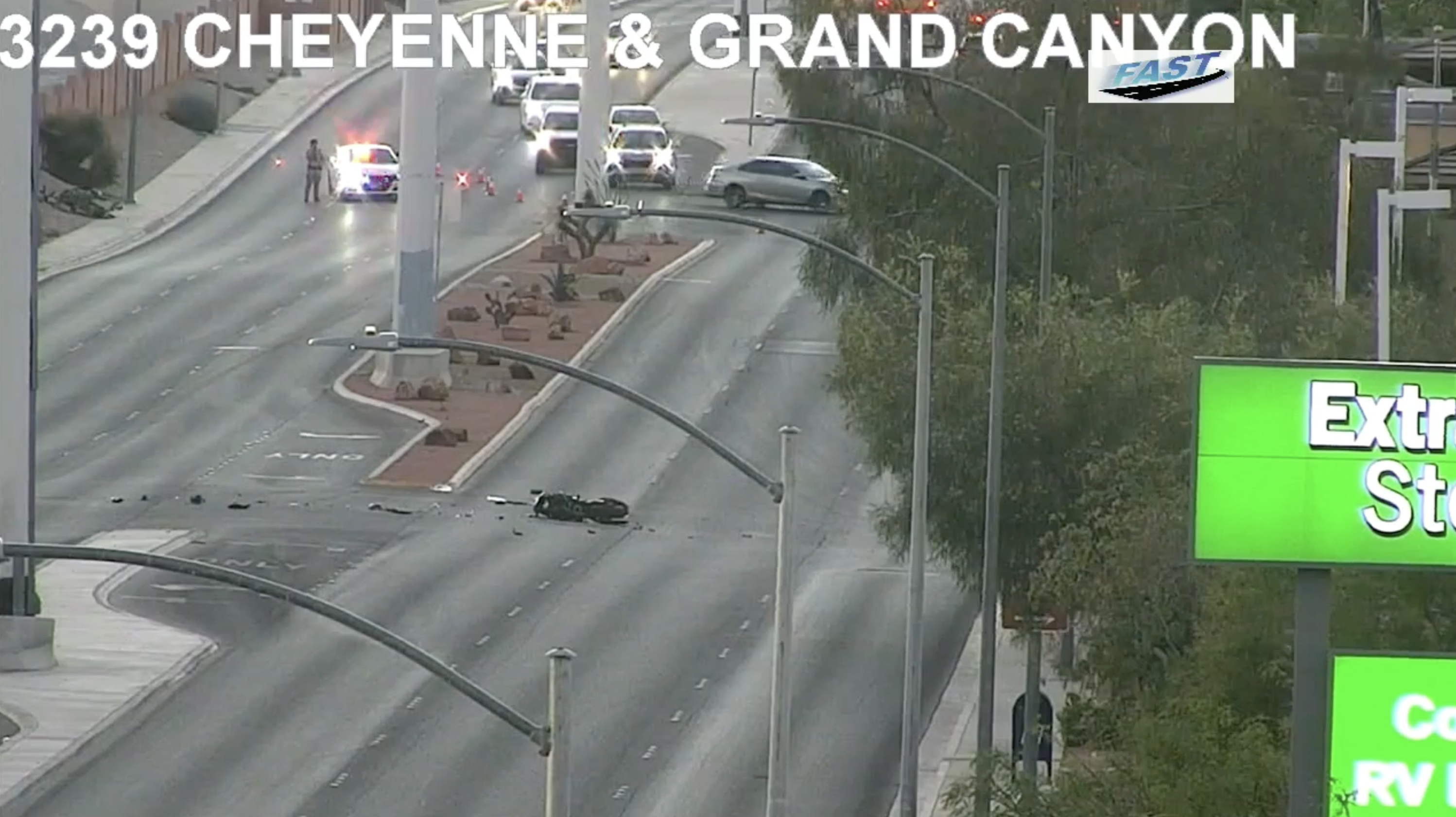 Crash on cheyenne avenue and grand canyon 