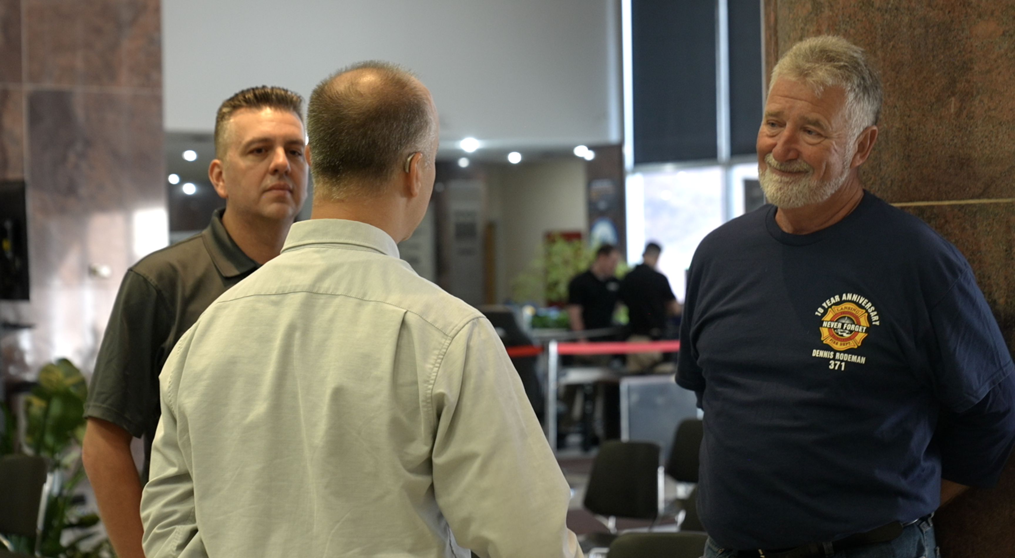 Andy Schor and IAFF leadership