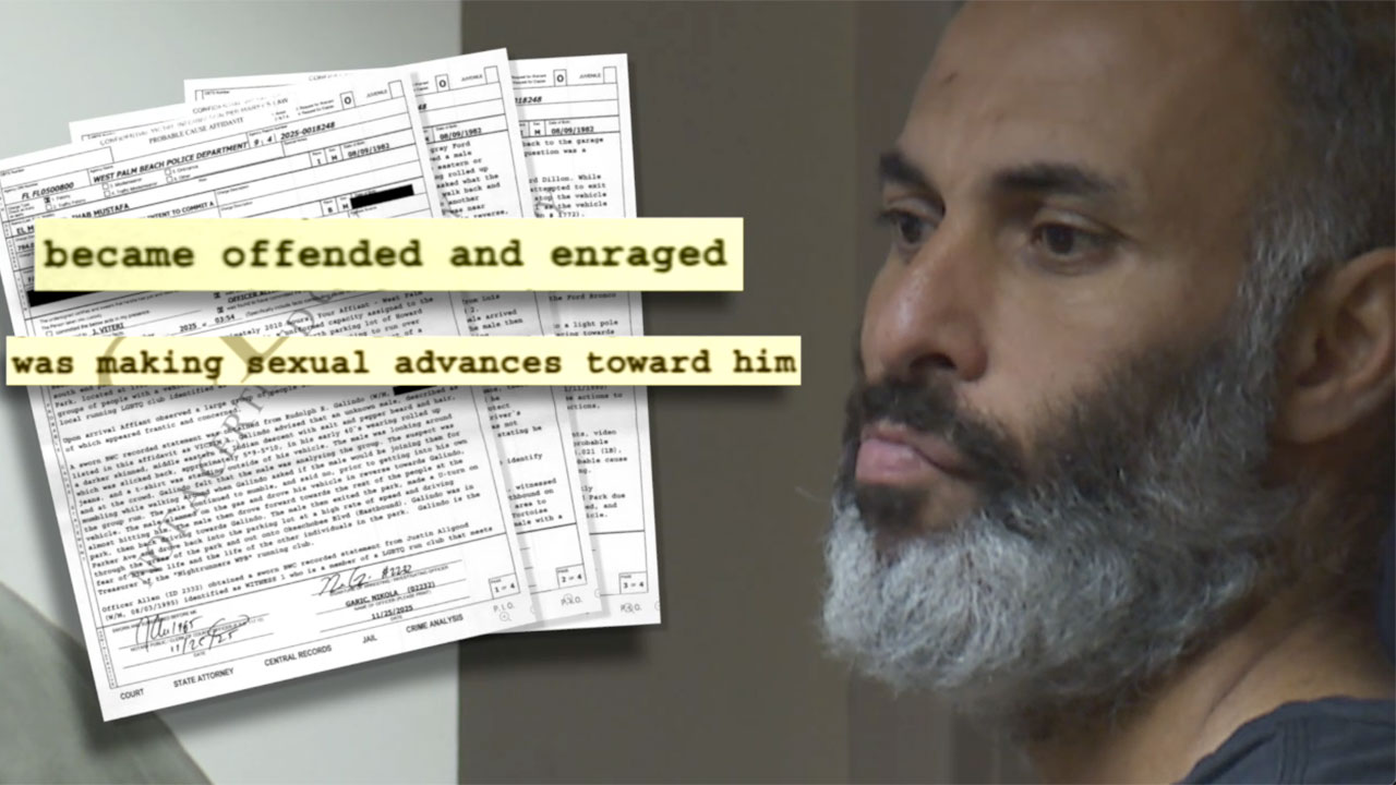 Ihab Mustafa El Mahmoud appeared in a Palm Beach County courtroom on Nov. 26, 2025.