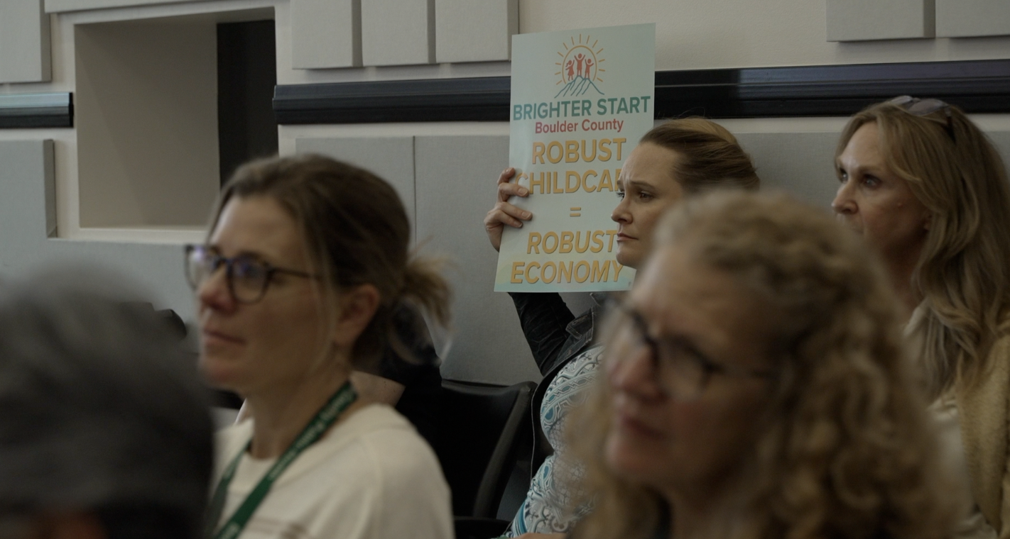 Supporters at Boulder County Commissioners' Meeting
