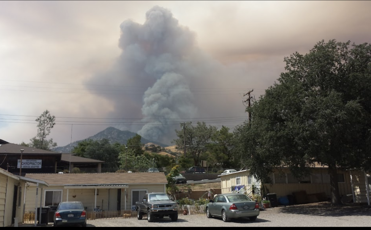 Clinica Sierra Vista Location Threatened by Wildfire, Clinica Sierra Vista, August 20, 2021