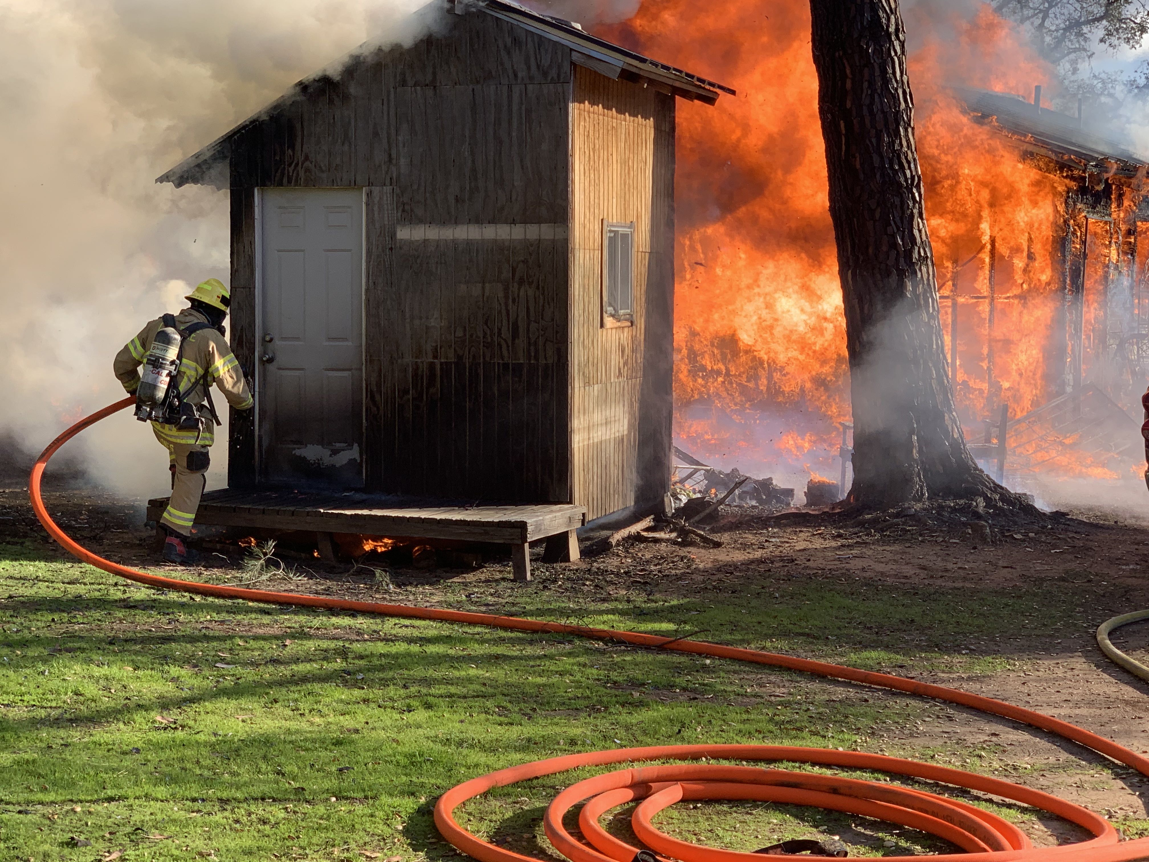 Fire in Jamul 1-22-2023