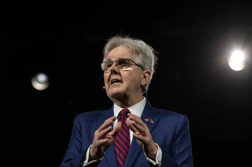 Lt. Gov. Dan Patrick speaks at the Texas GOP Convention on Thursday, May 23, 2024, in San Antonio..png