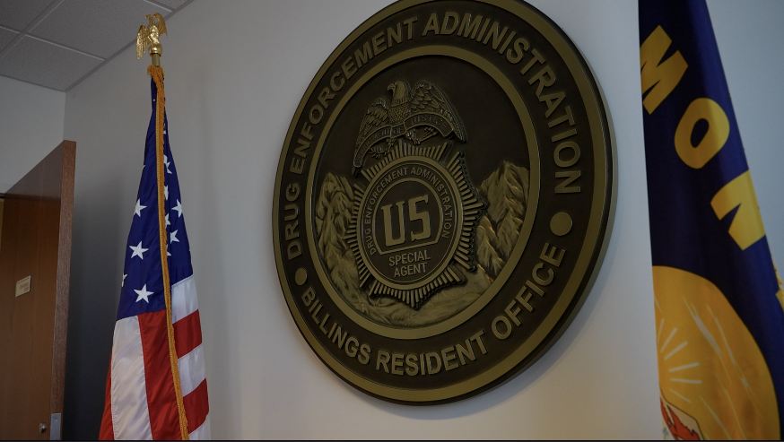 DEA office wall