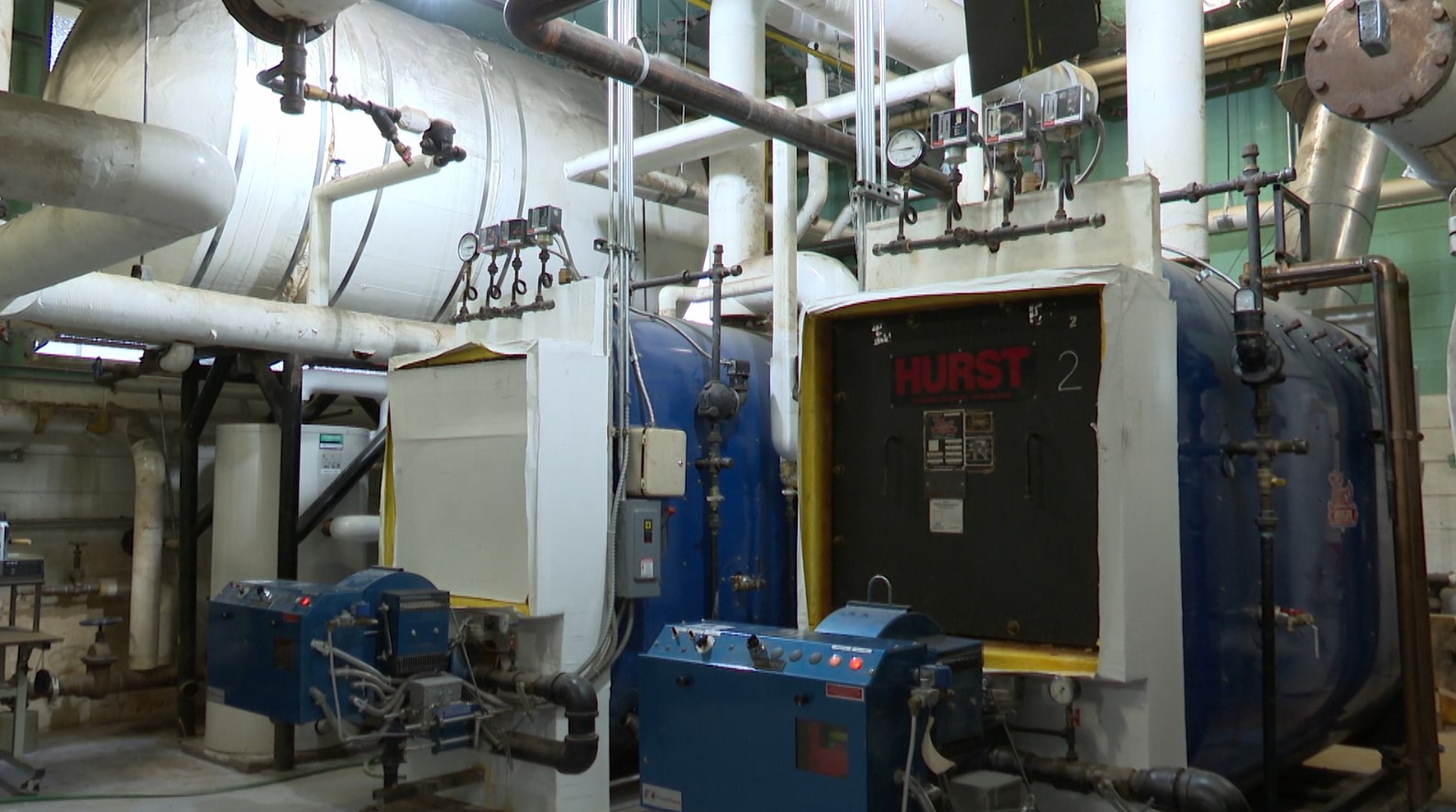 Laurel High School boiler room