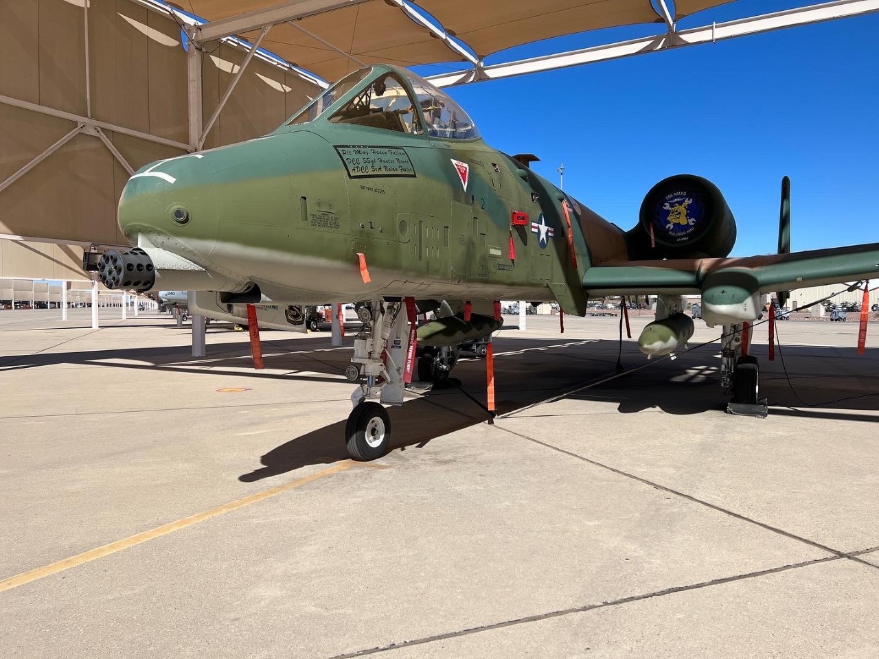 The A-10 Demo Team will take part in Super Bowl flyover