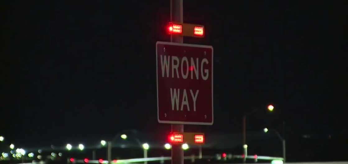 NDOT wrong-way driver alert system 