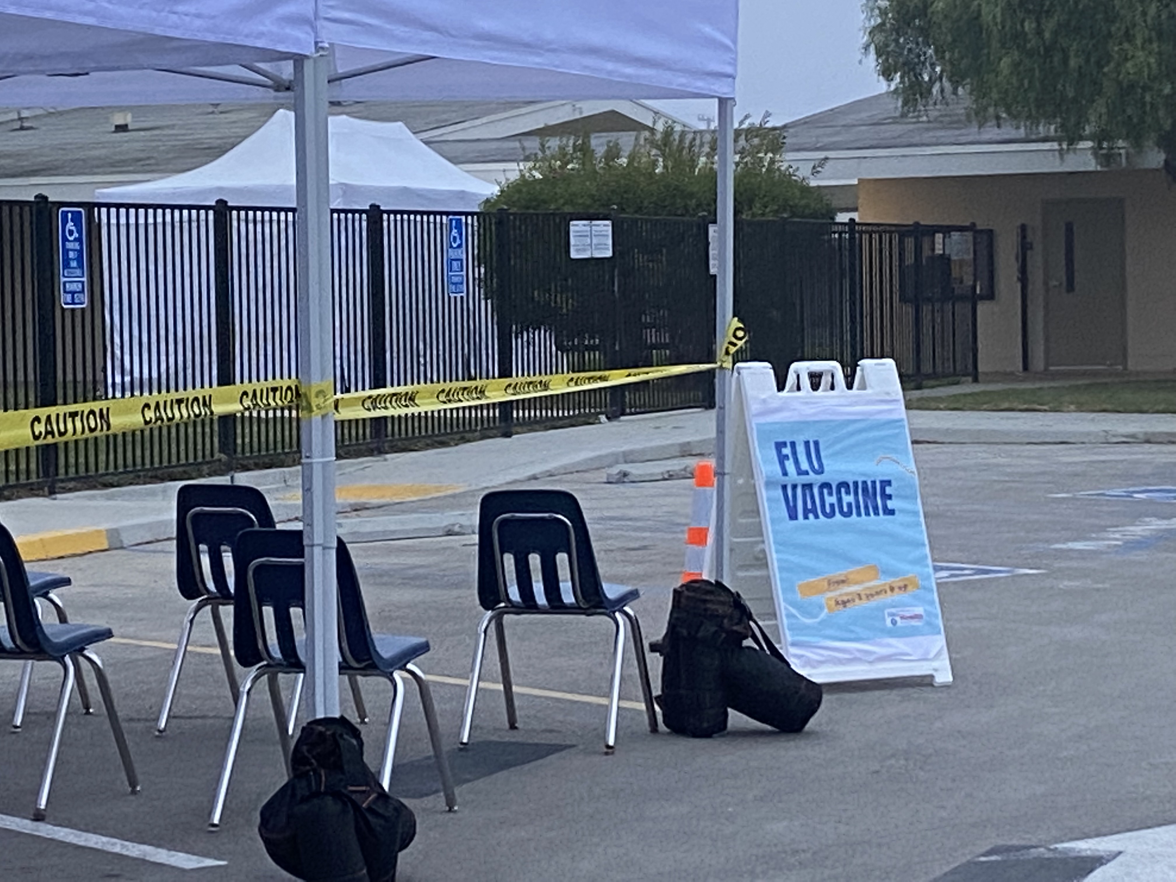 Vaccine clinic at Clarence Ruth Elementary School
