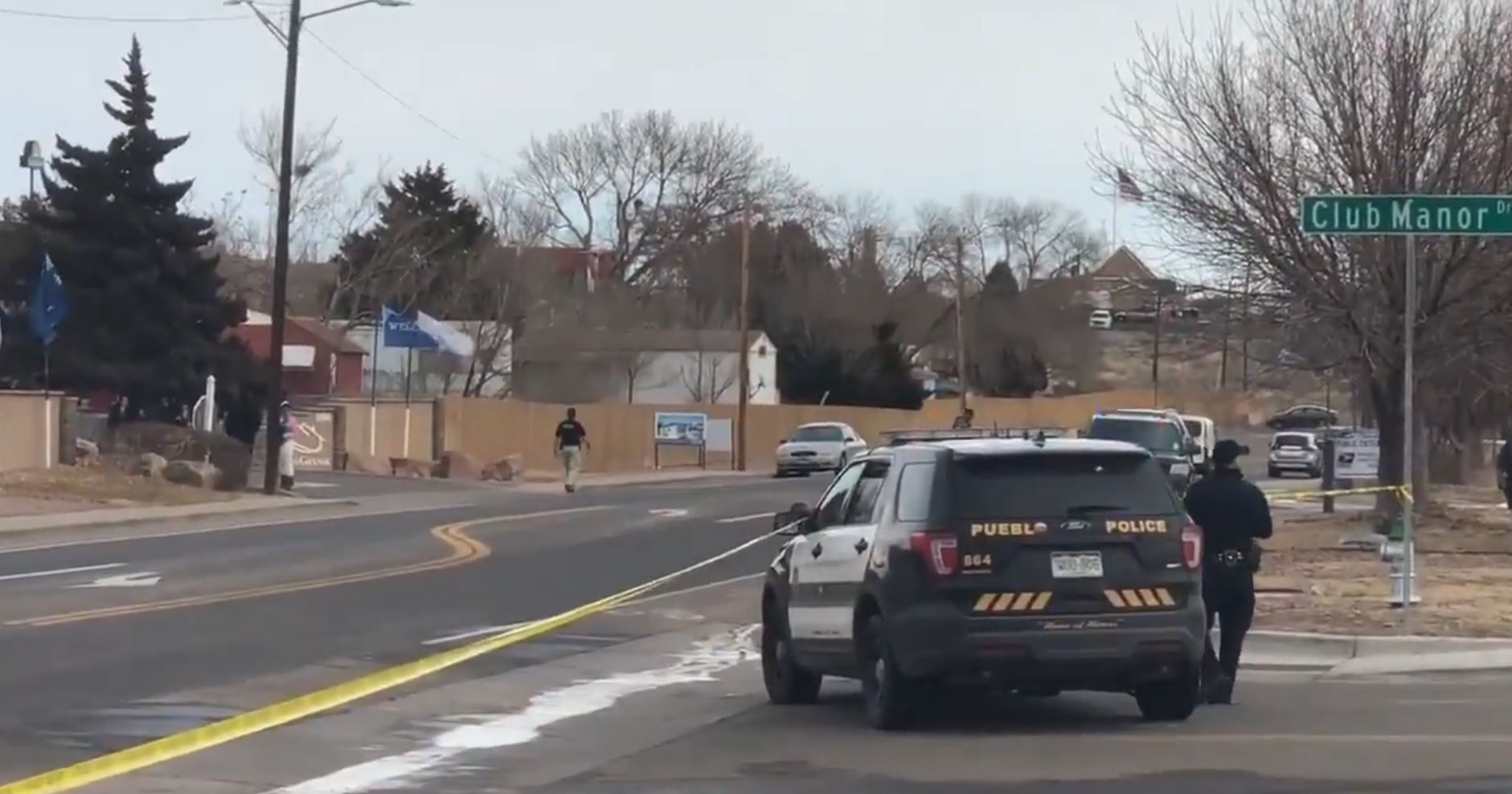 Pueblo police presence club manor and fortino