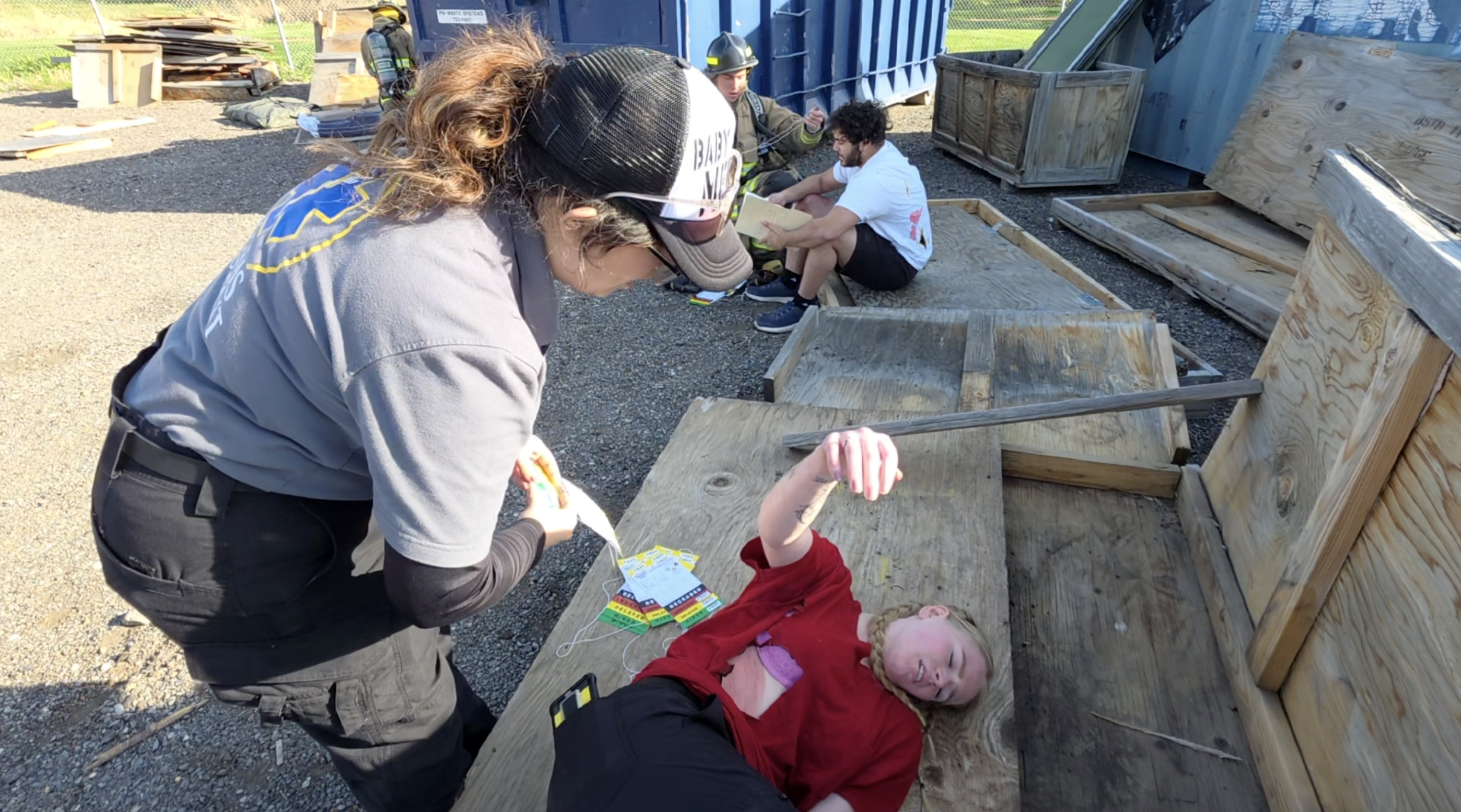 CSI students test emergency response skills in mock gas explosion drill