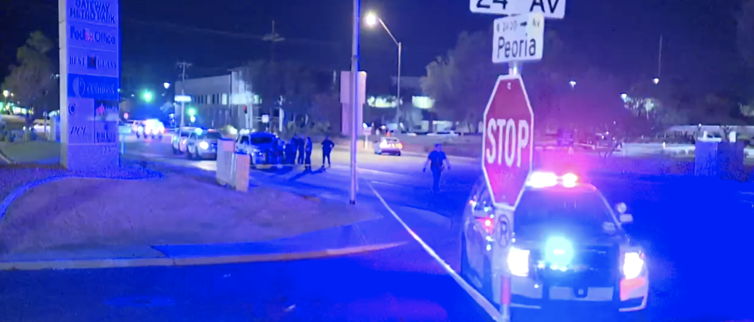 24th ave and peoria ped crash