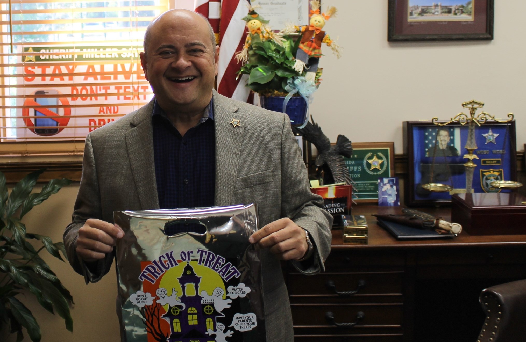 Wakulla Sheriff's Office giving away reflective treat-or-treat bags for Halloween