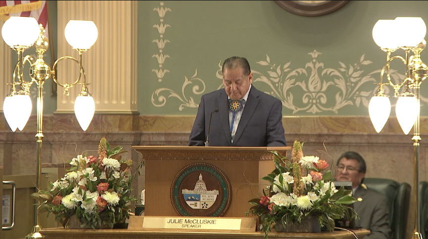 Tribal leaders address legislature