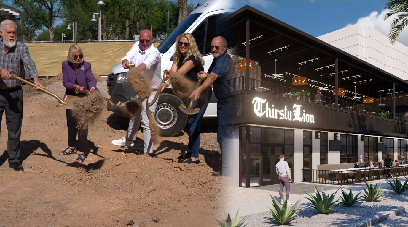 Thirsty Lions breaks ground on the fifth Valley location 