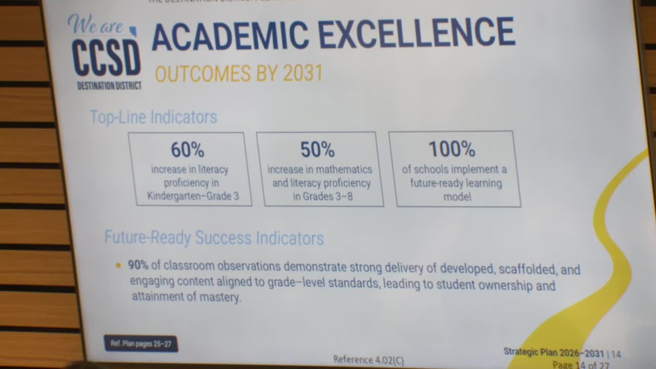 Clark County School District unveils 'Destination District,' new 5-year strategic plan