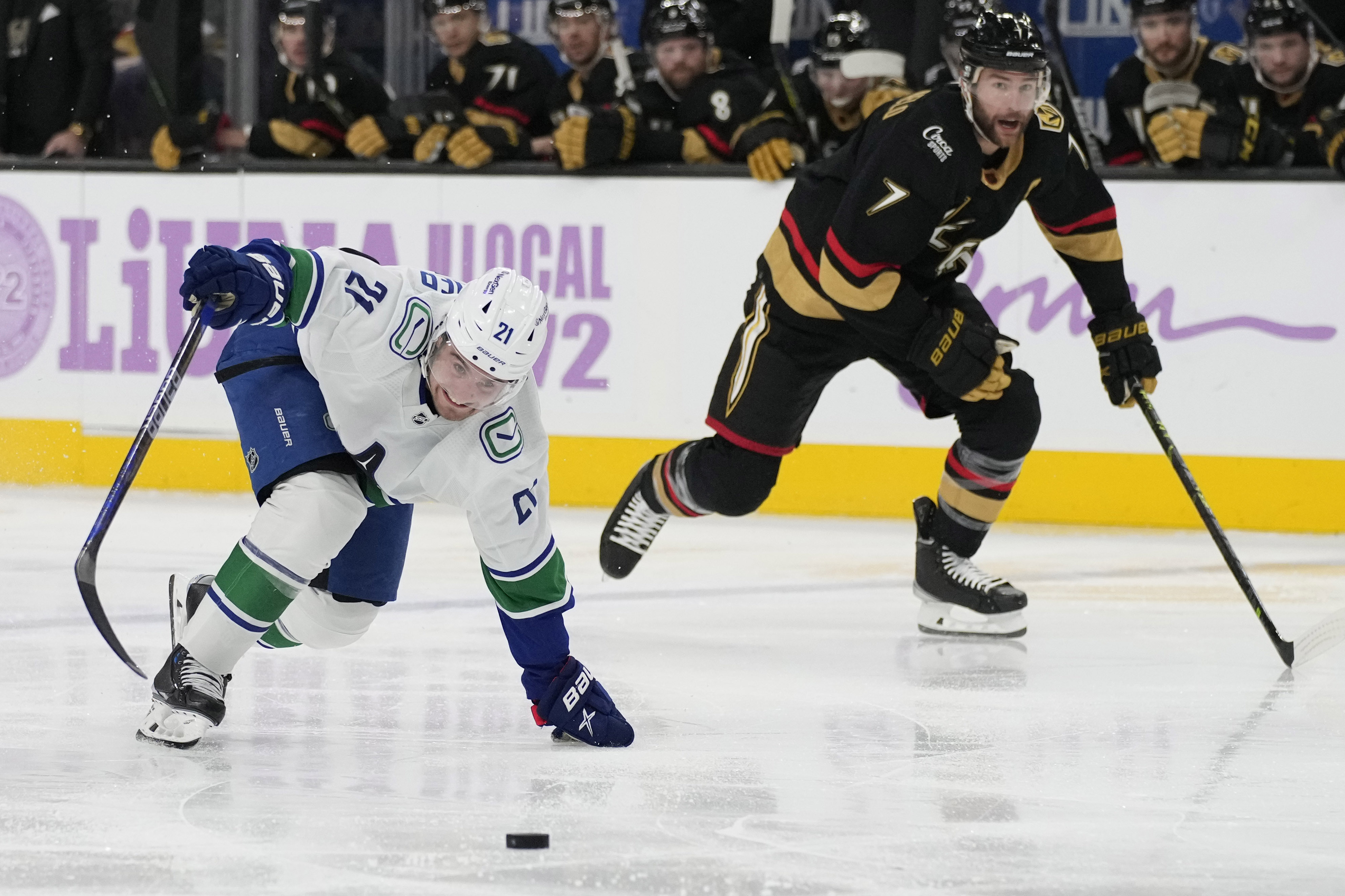 Canucks Golden Knights Hockey