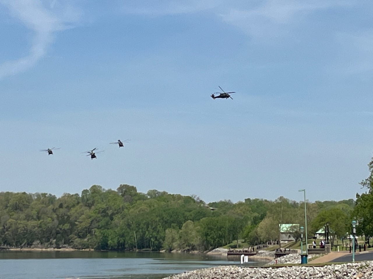 Missing soldier formation flyover