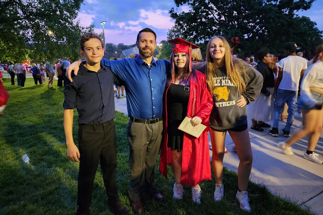 Dylan Straughn and his family