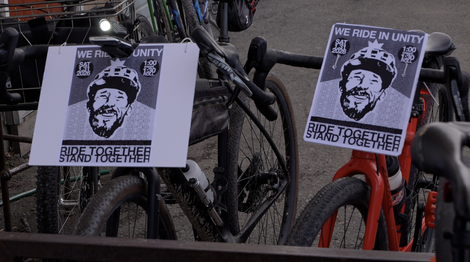 Bozeman community members participate in bike ride honoring Alex Pretti