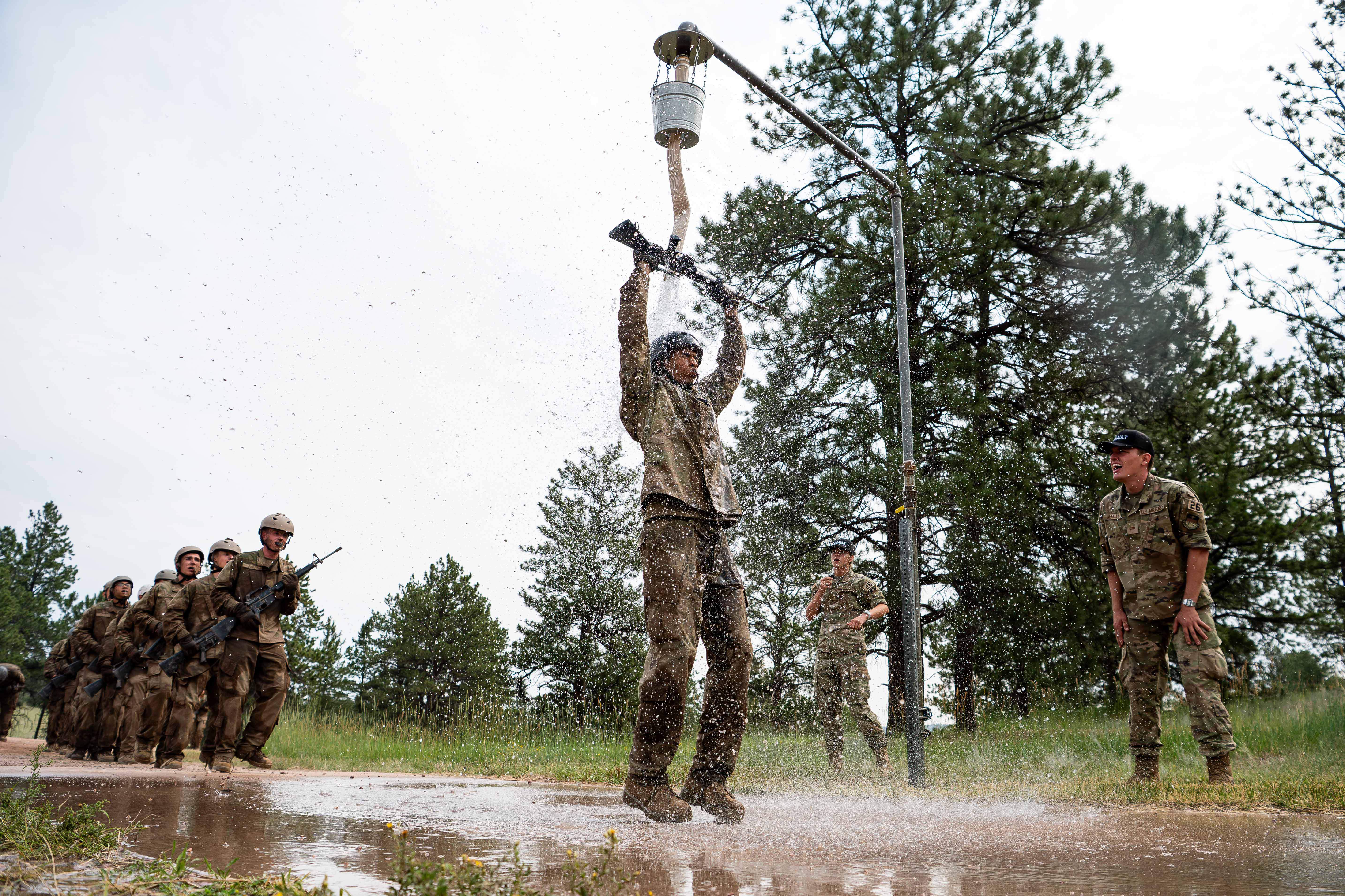 U.S. Air Force Academy BCT Class of 2029 Assault Course