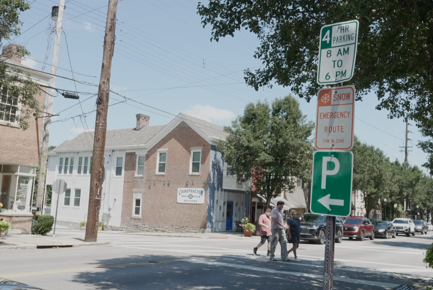 Milford parking signs