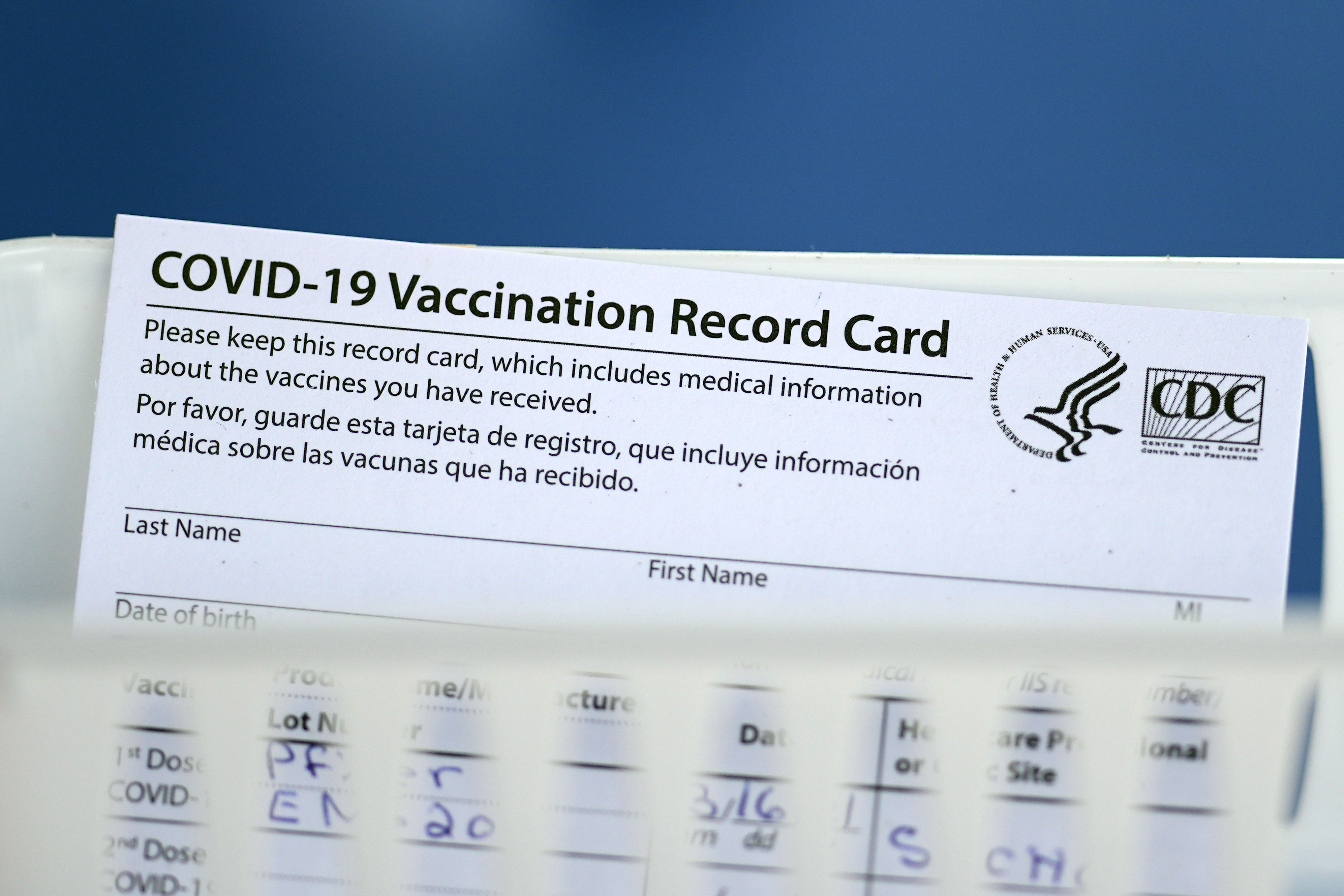 COVID-19 Vaccination Record Card