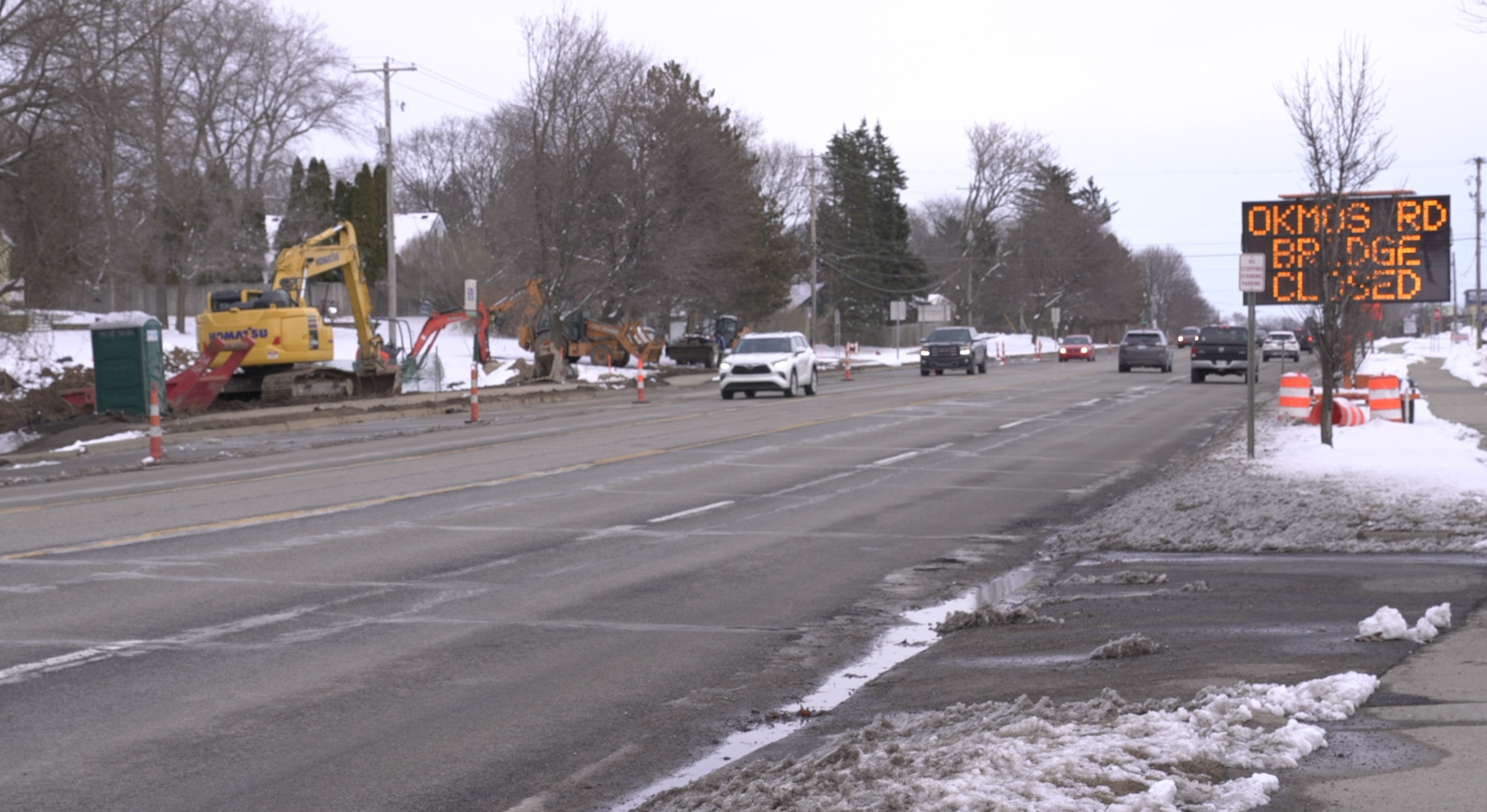 Grand River Avenue near Nakoma Drive in Meridian Township