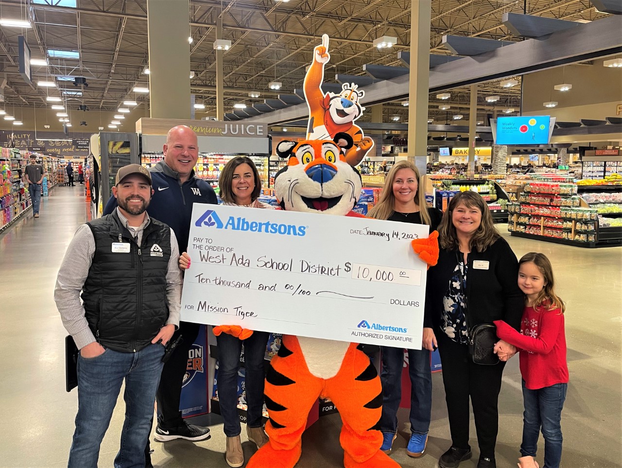 Kellogg's and Albertsons donates to West Ada School district