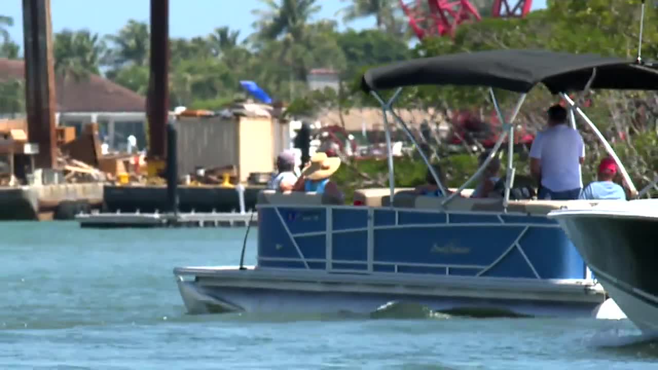 generic dive boat passes through Jupiter Inlet, March 14, 2024