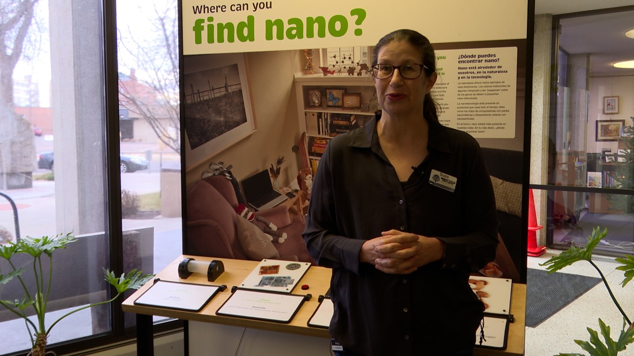 Great Falls library is hosting a "nano exhibit"