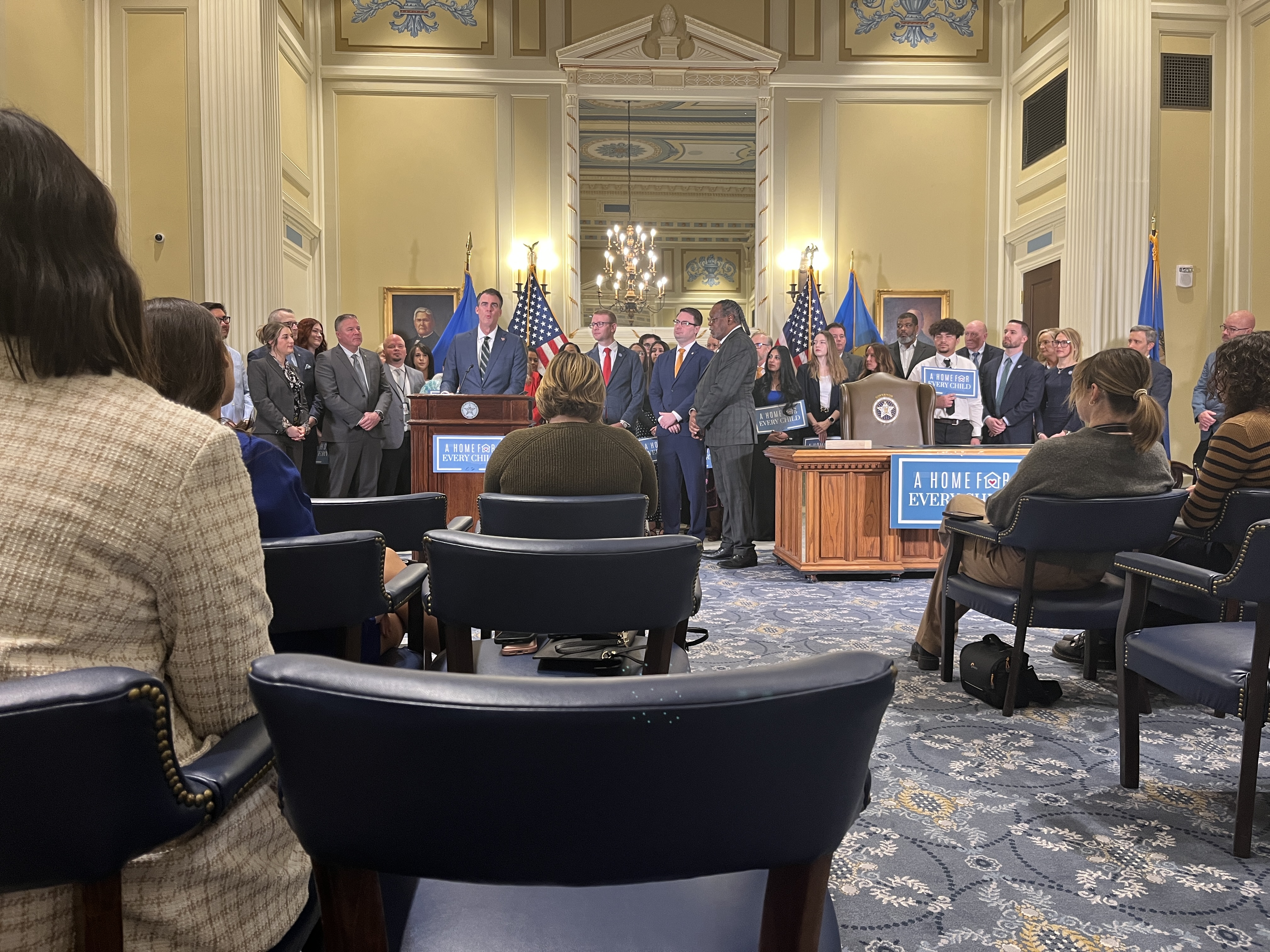 Governor Stitt at 'A Home for Every Child'